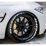 8 tk/partii SPEED Auto Rehvi Velje Kleebised Auto Tuuning Universaalne 3D P&uuml;siv PVC T&auml;hekleeps Personaalne Autot&ouml;&ouml;stus STYLE2