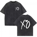 Naised Mehed The Weeknd Pesitud T-s&auml;rk XO The Weeknd Kaup Unisex Vabaaja Harajuku L&uuml;hikeste Varrukatega T-s&auml;rgid Harajuku T-s&auml;rk S