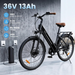 Elektriline jalgratas UcityS-DZ Naistele/Meestele 36V13Ah 90KM 26 tolli 5 k&auml;iku Eemaldatav aku