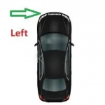 Parem- ja vasakpoolse auto esitule objektiivi klaasist lambikatte katte lambivari BMW E60 E61 25I 530I 545I 550I 2003-2010 esitule kate Left
