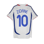 98-06 Prantsuse GF retro Tai s&auml;rk Nr. 10 Zidane Nr. 12 Henry l&uuml;hikeste varrukatega Tai jersey jalgpallis&auml;rk M white