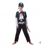 V&auml;ikese piraadi cosplay kost&uuml;&uuml;m lastele Anime tegelased Klassikalised kost&uuml;&uuml;mid cosplay peoks XS
