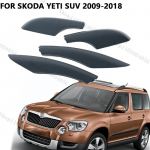 Auto katuseraami siini otsakate Plastikust kate Skoda Yeti SUV-ile 2009 2010 2011 2012 2013 2014-2018 Eesmise katuseraami kate Rear Left