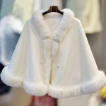 Talvine Soe Keep Kunstkarusnahast Ametlik Peojakk &Scaron;all Daamidele Elegantne Igap&auml;evane &Otilde;htus&ouml;&ouml;gikeep Kunstkarusnahast Mantel Balli Pitsiline Bolero Naiste Mantlid One Size