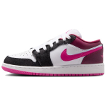 Air Jordan 1 Low SE GS Off Noir White Desert Pink Laste tossud IO2067-001 35.5 gray