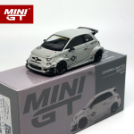 Minigt 1:64 Abarth 595 Lb-Works X Abas Works Fighters Mgt Sulamist Automaali 1064 gray