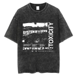 Pestud Vintage System of A Down Toxicity Albumi Graafilise Tr&uuml;kiga T-s&auml;rk Meestele Naistele Rock Suurem&otilde;&otilde;dulised T-s&auml;rgid Mees Alternatiivsed Metallist T-s&auml;rgid M mitmev&auml;rviline