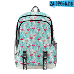 Klassikalised Uudsus Lahedad Flamingod 3D Prindiga &Otilde;pilaste Koolikotid Unisex Oxford Veekindel M&auml;rkmiku mitmeotstarbelised Reisi seljakotid white