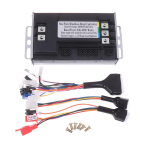 48V 60V 72V 50A siinuslaine elektriratta kontroller Universaalne harjadeta mootori vaikne ajam E-t&otilde;ukerattale Mootorrattale one size black