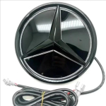 Auto esiv&otilde;re logo, Mercedes Benz LED-tagurduspeegli tuled, embleemilogo, W177 kuni B GLA GLB taseme dekoratiivtuled Glowing white must