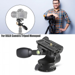 Videostatiivi kuulpea vedelikupeaga klappvars kiirvabastusplaat DSLR-kaamera statiivi monojalg must