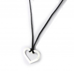 Les Tr&eacute;sors De Lily [D4569] - Collier Argent 'L'Amour tout Simplement' must