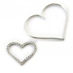 Les Tr&eacute;sors De Lily [N4052] - Pendentif Argent 'Love Divine' Blanc argent&eacute; (rhodi&eacute;) h&otilde;be