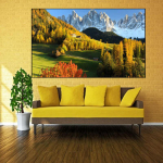 Full Drill 5D DIY teemantmaalimine Alpide s&uuml;gisene maastik ristpistes 20X30CM