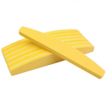 10 tk k&auml;sn-liivapaberist k&uuml;&uuml;neviilid manik&uuml;&uuml;ri k&uuml;&uuml;nepuhverplokk 100/180 v&auml;rviline paadiga lihvimine smirgel 10 kollane