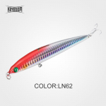 Kingdom Sea Fishing Lures Aeglane uppuv pliiats 17g 124mm / 30g 124mm Hard Baits VMC Hooks Bass Fishing Bait Model 5383 17g