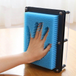 Mood v&auml;rvikas plastikust 3D stressivastane kloon s&otilde;rmej&auml;lgede n&otilde;elte v&auml;rvimine m&auml;nguasi lastele naljakas kingitus