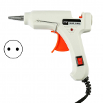 20 W nailonplastist elektriline kuumustemperatuuri liim isetegemise remondit&ouml;&ouml;riist *EU Plug valge