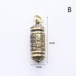 V&otilde;tmehoidjad messingist Buddha Guanyin rippuvad pillikarbid ravimikarp, konteineri pudel 14*35mm