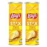 Lay's Stax kartulikr&otilde;psud, Tai maitse, Tai suupiste, 105 g (Pakis 2) Original x 2 pcs