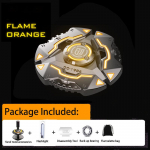 Shield Fidget Spinnerid, hall metallist sinise helendav, vastupidav kiire vaikne laager, s&otilde;rmek&auml;e vurr t&auml;iskasvanutele ja lastele (Kaasas taskulamp) 5*5*1.4cm oranž