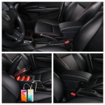 Renault Clio 4 jaoks Renault Clio 3 III IV auto k&auml;etugede kasti tarvikud Salvestus USB liides Sisset&otilde;mmatav must