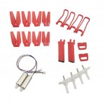 E58 S168 JY019 drooniosad RC UAV kilp-teliku mootori k&auml;ik must