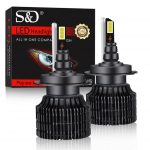 2tk H7 LED esituli 30000LM CSP Chip LED H4 H1 H11 H8 H9 9005 9006 9003 HB2 HB3 HB4 120W 6000K vasktoru Kaug-l&auml;hitule pirnid Turbo udutuli 12V H11 H8 H9