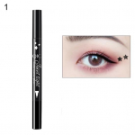 Kauakestev Double Head Liquid Eyeliner Cosmetics meigit&ouml;&ouml;riist armsa templiga 1