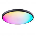 RGBCW laelamp t&auml;isv&auml;rvides h&auml;mardav intelligentne RF kaugjuhtimispult Magamistoa &uuml;mmargune laelamp US Plug must