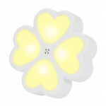 0,5 W 4 LED-i tundlik valgusjuhtimine &ouml;&ouml;valgusti pesa lambi k&otilde;rval beebitoa lastetoa jaoks US Plug