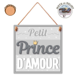 Les Tr&eacute;sors De Lily [R3913] -  V&auml;ikese armastuse printsi  kujuline puidust tahvel - 18x18 cm hall