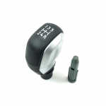 BSP980 Manuaalk&auml;igukast 5-k&auml;iguline k&auml;igukangi nupp Stiilne pea Matt H&otilde;bedane Kroom Must Adapteriga 96738471VV Peugeot Citroen jaoks