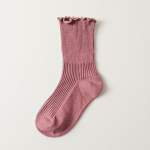 1 paar laste t&uuml;drukute sokid Simplicity &uuml;hev&auml;rvilised vasikasokid v&auml;ikelastele t&uuml;drukutele kevadsuvise satsidega puuvillased sokid t&uuml;drukutele S punane