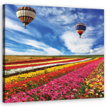 L&otilde;uenditr&uuml;kk Field Flowers Balloons 30x30 mitmev&auml;rviline