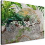 L&otilde;uendiprint Chameleon oksadžunglis 60x40 roheline