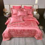 15 v&auml;rvi kvaliteetseid puuvillaseid voodilinu Tekikomplektid Neljaosaline pulmapesu Jacquard voodilinad pluss puuvillane voodikate 1.5m bed
