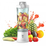 Kaasaskantav isiklik blender kokteilide ja smuutide jaoks 600 ml puuviljamahlapress 6 teraga 150 W Power 2 valge