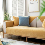 Nordic Solid Color veekindel diivanikate Eemaldatav lemmikloomakoera lapse matt - Libisemisvastane tugitool m&ouml;&ouml;blikaitse pestav k&auml;etoe r&auml;tik 45x45 pillowcase1pc