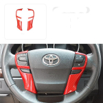 For Toyota 10-18 MarkX steering wheel trim protection sticker car interior modified decorative 02