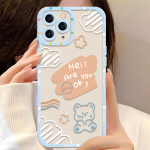 Smile Clear telefoni&uuml;mbrised Iphone 11 &uuml;mbrisele Iphone 13 14 Pro Max 12 Mini Xr Xs Max X 7 8 Plus Se 2022 2020 Funda pehme tagakaas For iPhone 7 8