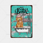 Koerte loosungid Roheline taust Metallist sildid Retro plekksildid Metallist retro seinakaunistus Baaribaar Klubi Metallist plakatid Dekoratsioon 20x30cm