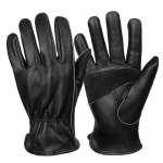 Vemanahast vintage ratsutamiskindad Full Finger Outdoor Mootorrataste aiat&ouml;&ouml;de t&ouml;&ouml;kindad XL must