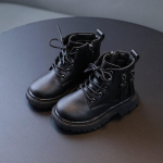 S&uuml;gisesed poolsaapad Kerged t&uuml;drukute platvormkingad Burgundia beežid mustad poiste l&uuml;hikesed saapad Super hubased kingad 30 must