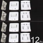 6/12X istmekinnitus siini jooksuklambrid liuguri juhik VW PASSAT B1 B2 B3 B4 jaoks 1973&ndash;1997 Dasher Corsar Carat Santana Quantum 35i 12pcs