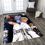 Death Note Koomiks tr&uuml;kitud vaip elutuba magamistoa ala vaip diivanilaud vaip Anime matt Multifilmi vaip libisemisvastane kodukaunistus 100cm x 150cm