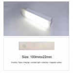 Kunst inimkeha induktsioon kaasaskantav k&auml;eshoitav laadimine &ouml;&ouml;valgusti riba magnetiline imemisk&auml;ik trepp veinikapp riidekapi valgusti 10cm valge