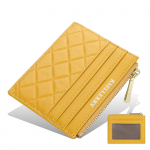 Baellerry Fashion Naiste &otilde;hukesed kaardihoidjad Rahakotid Nahast lukuga m&uuml;ndikott V&auml;ikesed rahakotid Rahakotid Rahakotid GZW 11cm*9cm*0.8cm kollane