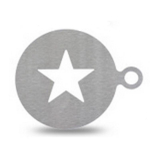 Kohvi printimismudel roostevabast terasest kohvit&ouml;&ouml;riistade mall Barista &scaron;abloonide kaunistust&ouml;&ouml;riist