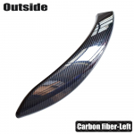 Auto salong s&uuml;simusta uksek&auml;epideme katte trimm BMW 3 4-seeria F30 F31 GT F34 F36 2013 2014 2015 2016 2017 2018 jaoks Carbon Fiber-Left